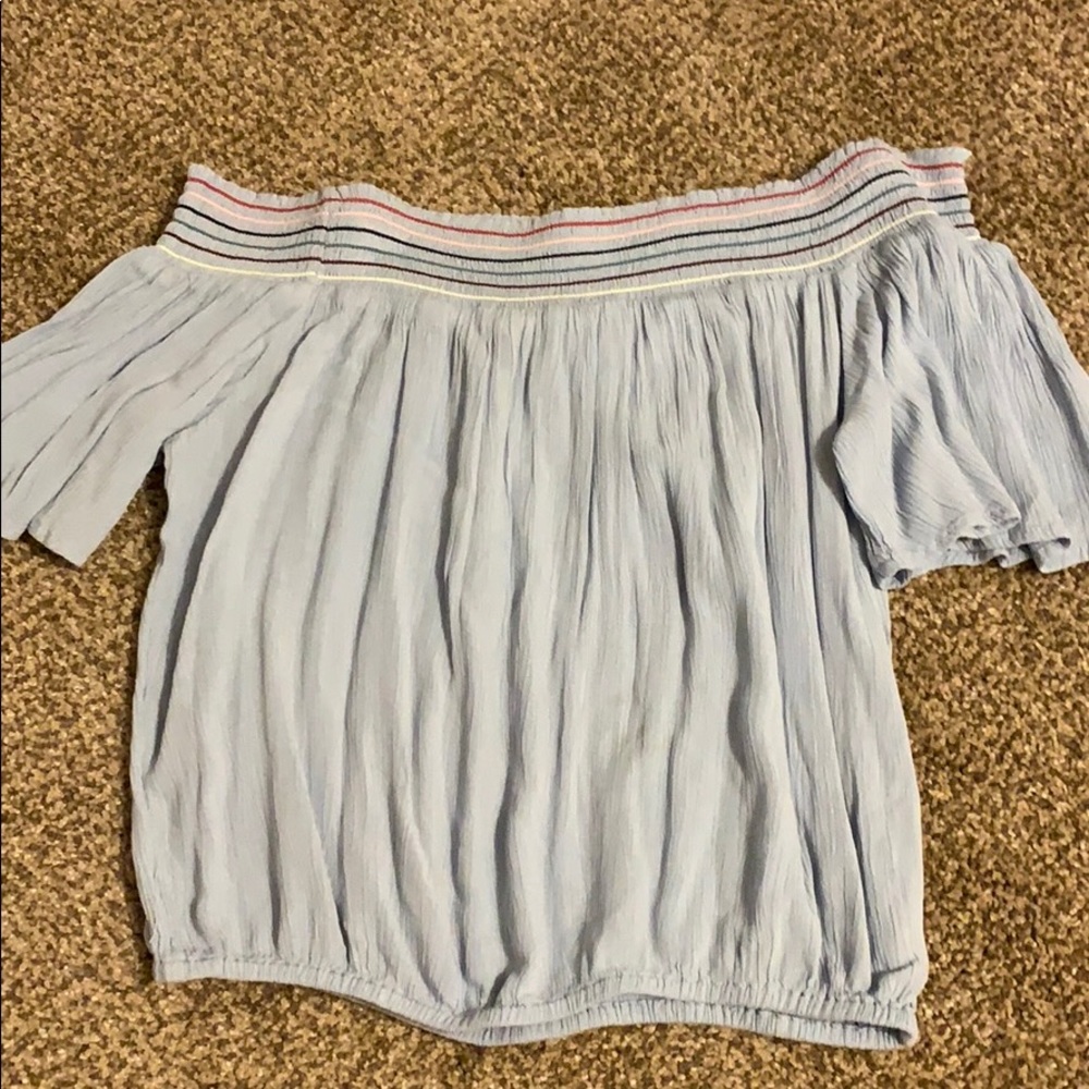 off the shoulder shirt